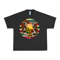 Pigment Black horseshoe circle Urban Heavy Tee - JahusDesignShop