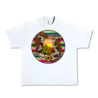 White horseshoe circle Urban Heavy Tee - JahusDesignShop