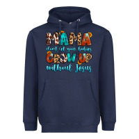 Navy mama dont let your babies grow up without jesus Heavyweight Hoodie - Artiststas