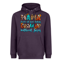 Plum mama dont let your babies grow up without jesus Heavyweight Hoodie - Artiststas