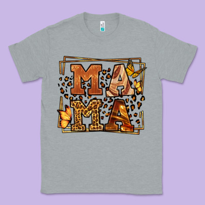 Melanin Leopard Frame Mama Mother's Day Classic Tee Designed By Lillyallendesigns