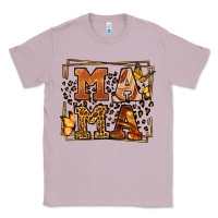 Lilac Melanin leopard frame mama Mother's Day Classic Tee - LillyAllenDesigns