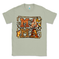 Matcha Melanin leopard frame mama Mother's Day Classic Tee - LillyAllenDesigns