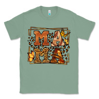 Sage Melanin leopard frame mama Mother's Day Classic Tee - LillyAllenDesigns