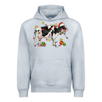 Christmas Holstein Cow Urban Hoodie | Teevron
