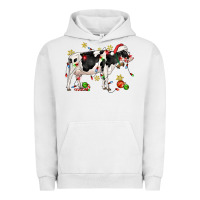 Pigment Lunar Rock christmas holstein cow Urban Hoodie - CowGirlArtShop