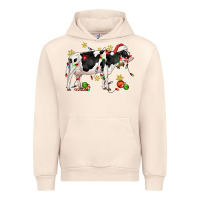 Sandshell christmas holstein cow Urban Hoodie - CowGirlArtShop