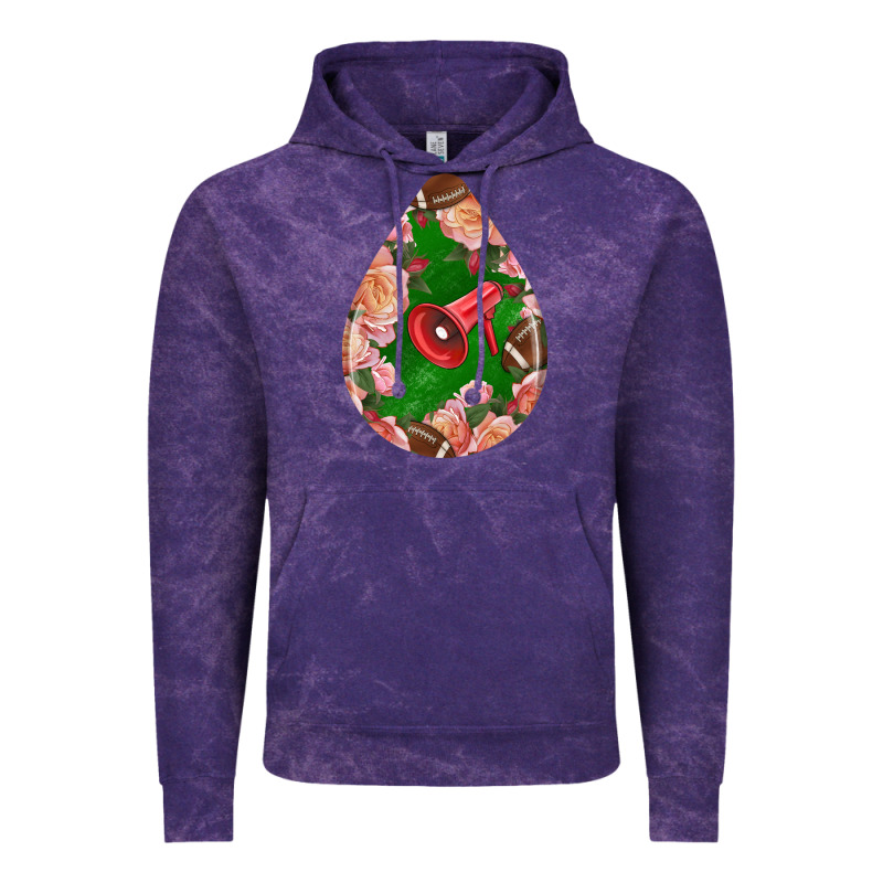 American Football And Western Roses Teardrop Vintage Hoodie by BundleAndBundleShop | Teevron