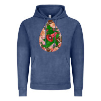 Vintage Denim american football and western roses teardrop Vintage Hoodie - BundleAndBundleShop