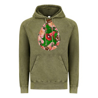 Vintage Olive american football and western roses teardrop Vintage Hoodie - BundleAndBundleShop