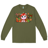 Army Green Joy unicorn Christmas Long Sleeve Tee - NancyCooperArtShop