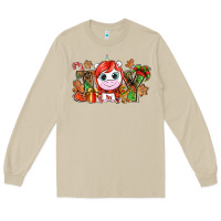 Mushroom Joy unicorn Christmas Long Sleeve Tee - NancyCooperArtShop
