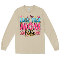 Mushroom livin' that mom life Long Sleeve Tee - JahusDesignShop