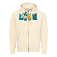 Sandshell love winter gnome Zipper Hoodie - NancyCooperArtShop
