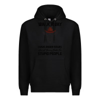 Black trusting people turned me into the heifer i am tod  black Premium Hoodie - Bettercallsaul