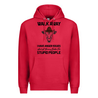 Cardinal trusting people turned me into the heifer i am tod  black Premium Hoodie - Bettercallsaul