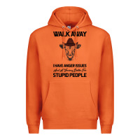 Carrot trusting people turned me into the heifer i am tod  black Premium Hoodie - Bettercallsaul