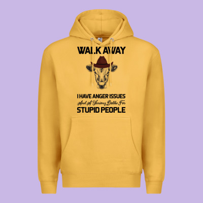 Trusting People Turned Me Into The Heifer I Am Tod  Black Premium Hoodie Designed By Bettercallsaul