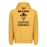 Mustard trusting people turned me into the heifer i am tod  black Premium Hoodie - Bettercallsaul