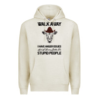 Oatmeal Heather trusting people turned me into the heifer i am tod  black Premium Hoodie - Bettercallsaul