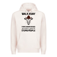 Pale Pink trusting people turned me into the heifer i am tod  black Premium Hoodie - Bettercallsaul