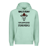 Seafoam trusting people turned me into the heifer i am tod  black Premium Hoodie - Bettercallsaul
