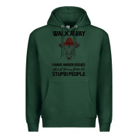 Sports Green trusting people turned me into the heifer i am tod  black Premium Hoodie - Bettercallsaul
