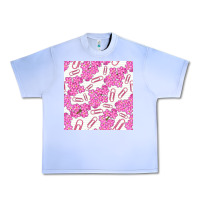 Grape Ice floral school seamless pattern Urban Heavy Tee - BundleAndBundleShop