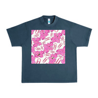 Midnight Navy floral school seamless pattern Urban Heavy Tee - BundleAndBundleShop