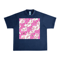 Navy floral school seamless pattern Urban Heavy Tee - BundleAndBundleShop
