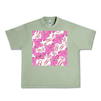 Oil Green floral school seamless pattern Urban Heavy Tee - BundleAndBundleShop