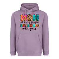 Lavender mom in every season she shines with grace Heavyweight Hoodie - Artiststas