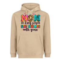 Mushroom mom in every season she shines with grace Heavyweight Hoodie - Artiststas