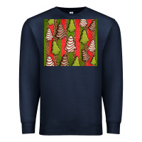 Navy Christmas cakes leopard Premium Sweatshirt - Jasminsmagicworld