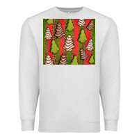 Oatmeal Heather Christmas cakes leopard Premium Sweatshirt - Jasminsmagicworld