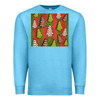 Ocean Blue Christmas cakes leopard Premium Sweatshirt - Jasminsmagicworld