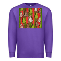 Purple Christmas cakes leopard Premium Sweatshirt - Jasminsmagicworld