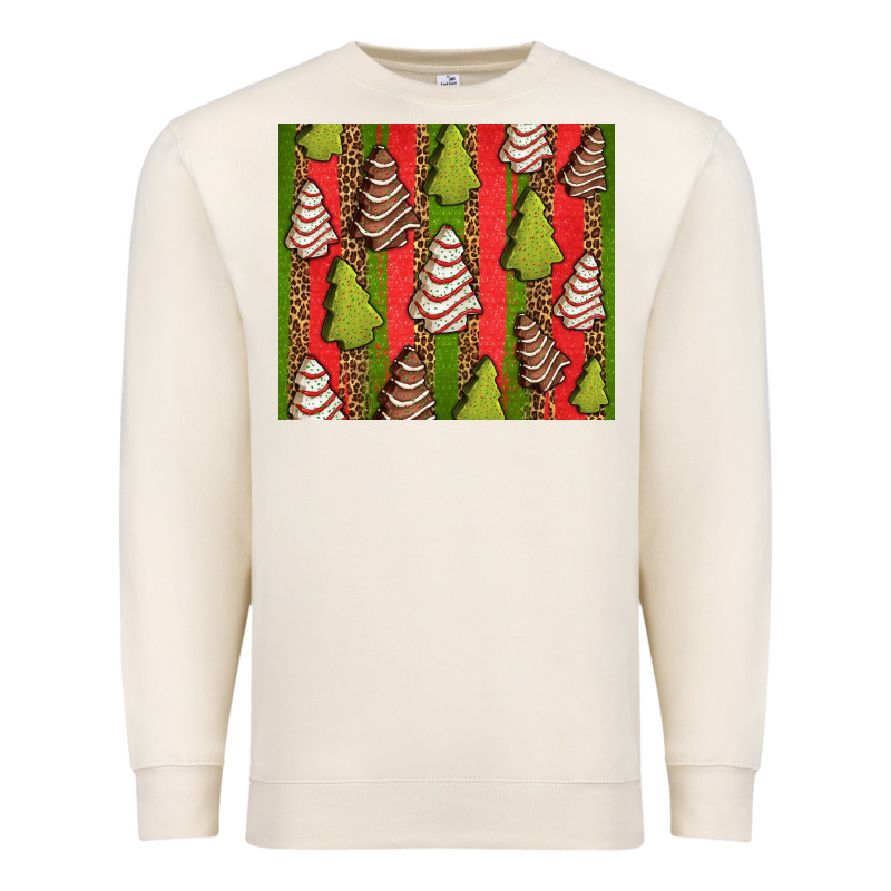 Christmas Cakes Leopard Premium Sweatshirt by Jasminsmagicworld | Teevron