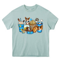 Arona corgi coffee cups Heavy Core Tee - Zillion Design Studio