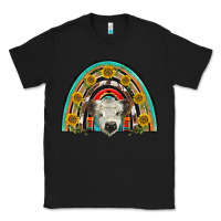 Black scottish white calf  rainbow Classic Tee - BarkalooDesign