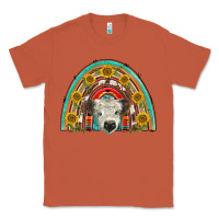 Copper scottish white calf  rainbow Classic Tee - BarkalooDesign