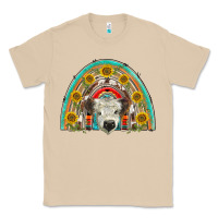 Mushroom scottish white calf  rainbow Classic Tee - BarkalooDesign
