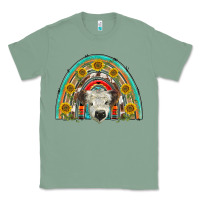 Sage scottish white calf  rainbow Classic Tee - BarkalooDesign