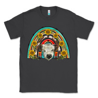 Smoke scottish white calf  rainbow Classic Tee - BarkalooDesign