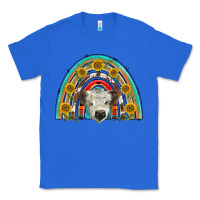 True Royal scottish white calf  rainbow Classic Tee - BarkalooDesign