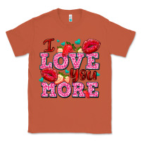 Copper i love you more with lips and strawberry Classic Tee - AdoDesignShop