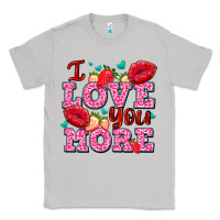 Moon Dust i love you more with lips and strawberry Classic Tee - AdoDesignShop