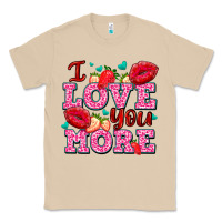 Mushroom i love you more with lips and strawberry Classic Tee - AdoDesignShop