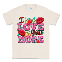 Natural i love you more with lips and strawberry Classic Tee - AdoDesignShop
