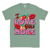 Sage i love you more with lips and strawberry Classic Tee - AdoDesignShop